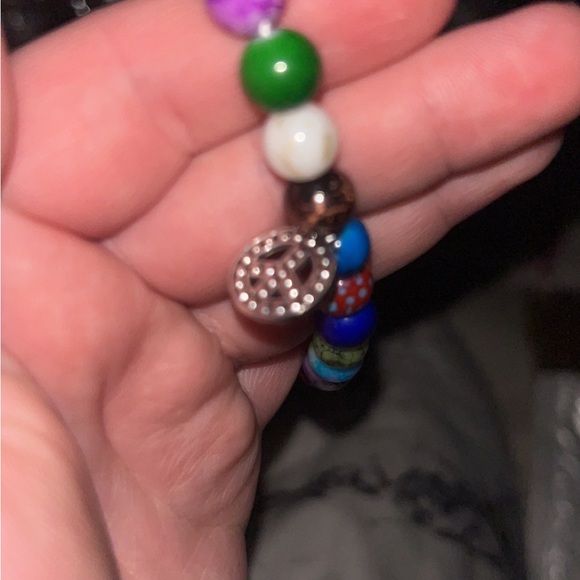 Handmade Marble multi-color peace bracelets - Picture 1 of 7